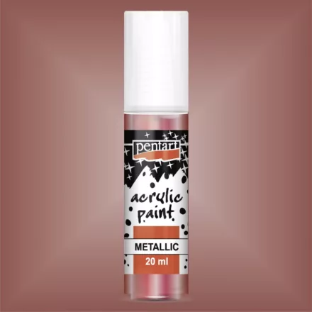 Metál akrilfesték VÖRÖSRÉZ  20ml | Pentart