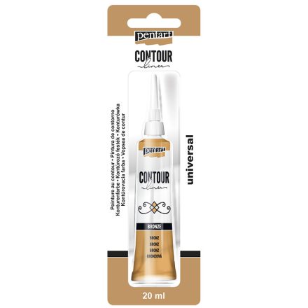 Kontúrozó bronz 20ml | Pentart 