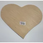 Szív alakú fa lap kicsi