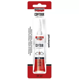 Kontúrozó piros 20ml | Pentart 