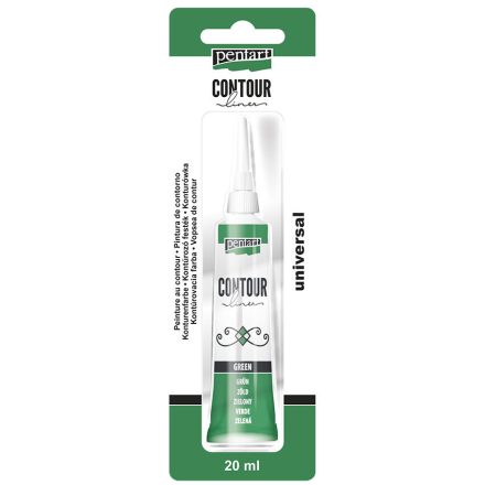 Kontúrozó zöld 20ml | Pentart 