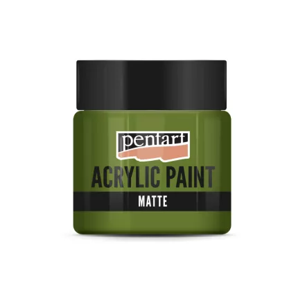 Matt akrilfesték - OLIVA 50ml | Pentart