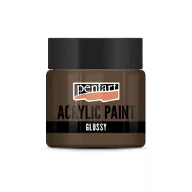 Fényes akrilfesték VILÁGOSBARNA 50ml | Pentart