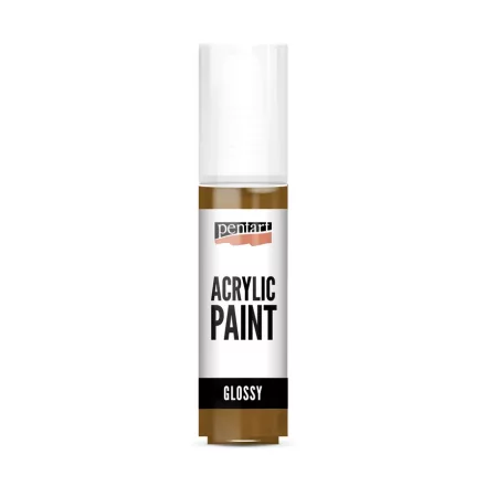 Fényes akrilfesték VILÁGOSBARNA 20ml | Pentart