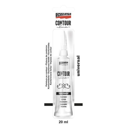 Kontúrozó átlátszó 20ml | Pentart 