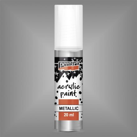 Metál akrilfesték ROKOKÓ EZÜST  20ml | Pentart