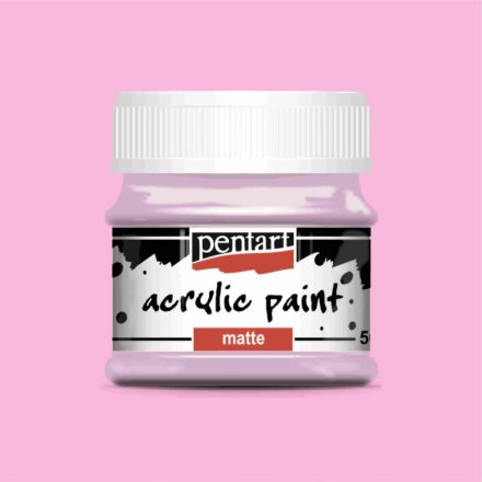 Matt akrilfesték - RÓZSASZÍN 50ml | Pentart