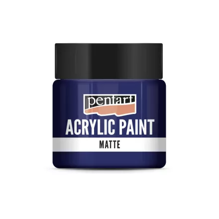 Matt akrilfesték - SÖTÉTKÉK 50ml | Pentart