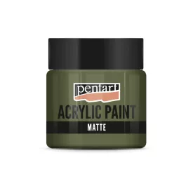 Matt akrilfesték - KEKIZÖLD 50ml | Pentart