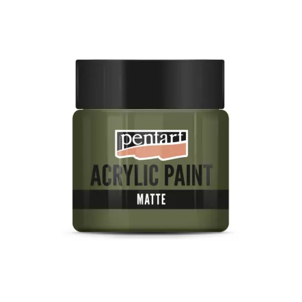 Matt akrilfesték - KEKIZÖLD 50ml | Pentart