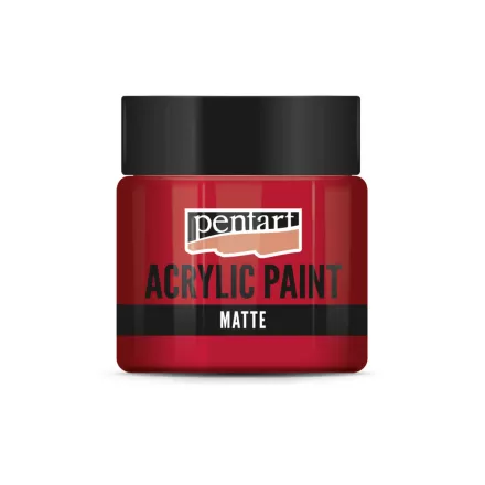 Matt akrilfesték - RÚZSPIROS 50ml | Pentart