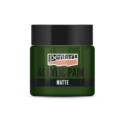 Matt akrilfesték - FENYŐZÖLD 50ml | Pentart