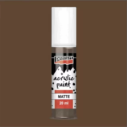 Matt akrilfesték - FÖLDBARNA 20ml | Pentart