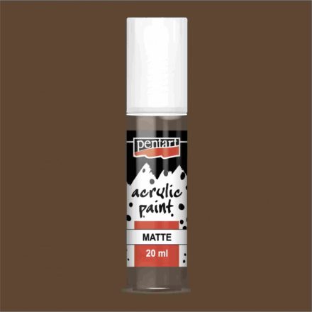 Matt akrilfesték - FÖLDBARNA 20ml | Pentart