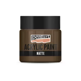 Matt akrilfesték - VILÁGOSBARNA 50ml | Pentart