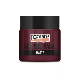 Matt akrilfesték - BORDÓ 50ml | Pentart
