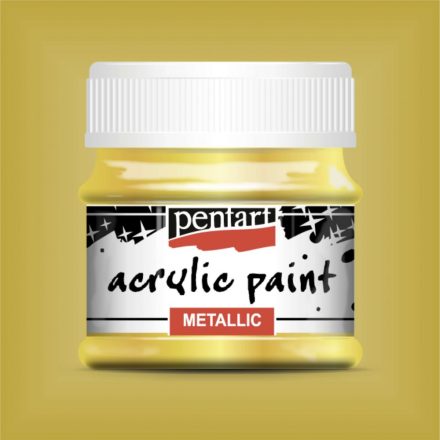 Metál akrilfesték BAROKK ARANY  50ml | Pentart