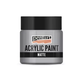 Matt akrilfesték - SZÜRKE 50ml | Pentart
