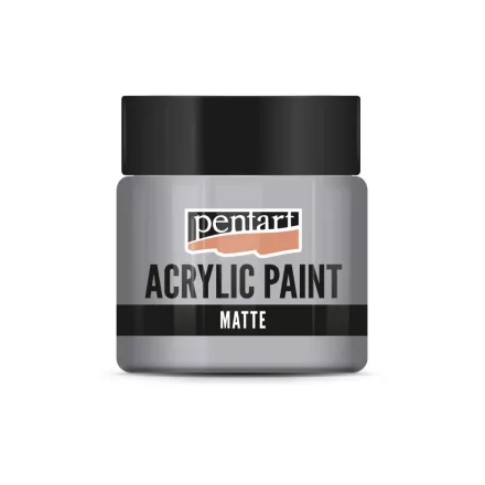 Matt akrilfesték - SZÜRKE 50ml | Pentart