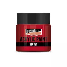 Fényes akrilfesték RÚZSPIROS 50ml | Pentart