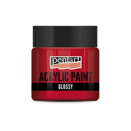 Fényes akrilfesték RÚZSPIROS 50ml | Pentart