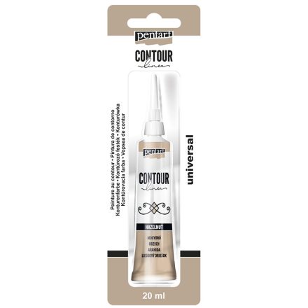 Kontúrozó mogyoró 20ml | Pentart 