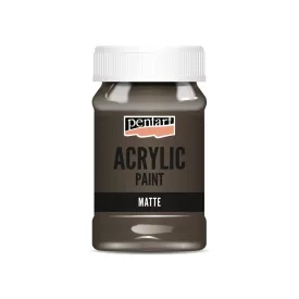 Matt akrilfesték - FÖLDBARNA 100ml | Pentart