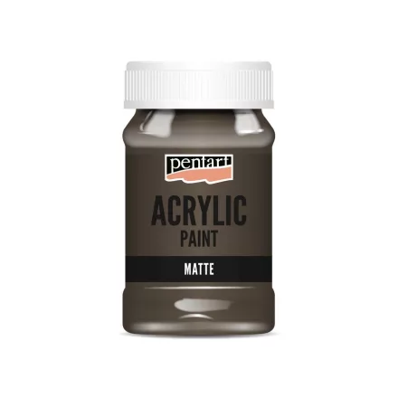 Matt akrilfesték - FÖLDBARNA 100ml | Pentart