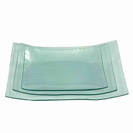 Hullámos szélű tál 25x25cm