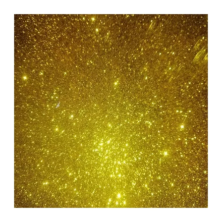 Öntapadós glitteres / csillámos dekorgumi, 20cm x 30cm arany