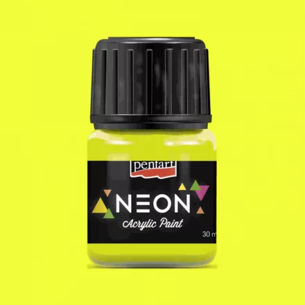 Neon színű akrilfesték SÁRGA 30ml | Pentart