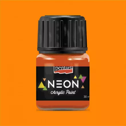 Neon színű akrilfesték NARANCS 30ml | Pentart