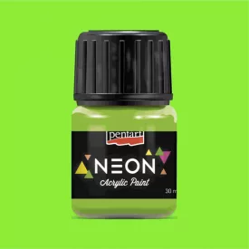 Neon színű akrilfesték ZÖLD 30ml | Pentart