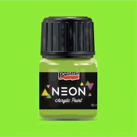 Neon színű akrilfesték ZÖLD 30ml | Pentart