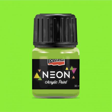 Neon színű akrilfesték ZÖLD 30ml | Pentart