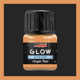 Sötétben világító akrilfesték - NARANCS 30ml | Pentart    Sötétben világító akrilfesték - NARANCS 30ml | Pentart