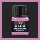 Sötétben világító akrilfesték - PINK 30ml | Pentart 