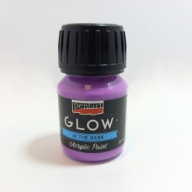 Sötétben világító akrilfesték - LILA 30ml | Pentart  Sötétben világító akrilfesték - LILA 30ml | Pentart