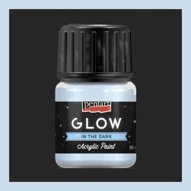 Sötétben világító akrilfesték - KÉKESFEHÉR 30ml | Pentart    Sötétben világító akrilfesték - KÉKESFEHÉR 30ml | Pentart