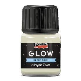 GLOW sötétben világító akrilfesték 30ml zöldesfehér GLOW sötétben világító akrilfesték 30ml zöldesfehér