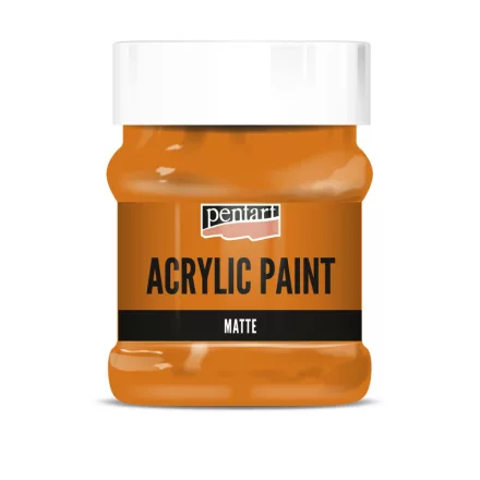 Matt akrilfesték - NARANCS 230ml | Pentart