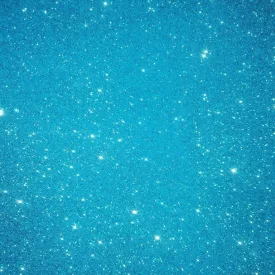   Öntapadós glitteres / csillámos dekorgumi, 20cm x 30cm türkizkék