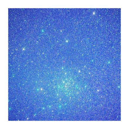 Csillámos öntapadós dekorgumi - kék
