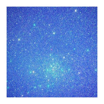Öntapadós glitteres / csillámos dekorgumi, 20cm x 30cm irizáló kék