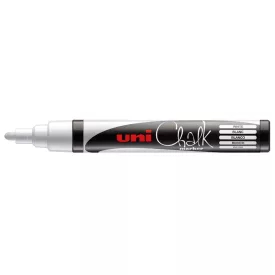 Uni kréta filc - fehér 5M vékony hegyű