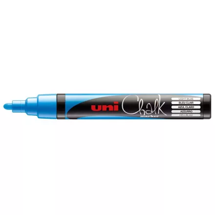 Uni kréta filc - világoskék vékony hegyű
