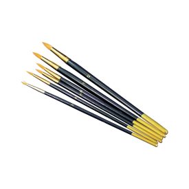 Hegyes ecset készlet 6 darabos Hegyes ecset készlet 6 darabos