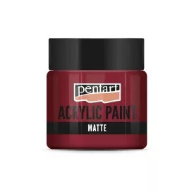 Matt akrilfesték - VÖRÖSBOR 50ml | Pentart