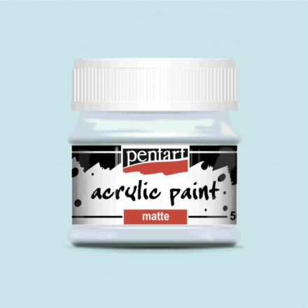 Matt akrilfesték - JÉGKÉK 50ml | Pentart