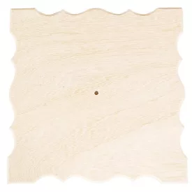 Fa lap órához négyzet hullámos 32cm x 32cm